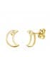 Pendientes Space Oro 18k Luna line