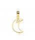Colgante Space Oro Amarillo 18K Luna line