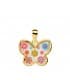 Colgante Niña Aloha Oro 18K Mariposa 14mm juego joyeria