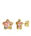 Boucles d'oreilles Fille Aloha Or 18K Étoile 8mm