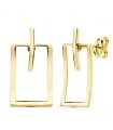 Boucles d'oreilles Or Jaune 18K Geometric