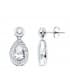 Boucles d'oreilles Mariage Nebraska Or Blanc 18K 18mm