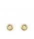 Pendientes chaton dormilona Delicia Diamantes 0.070 Qtes. Oro Amarillo 18K boda novia regalo joyas mujer