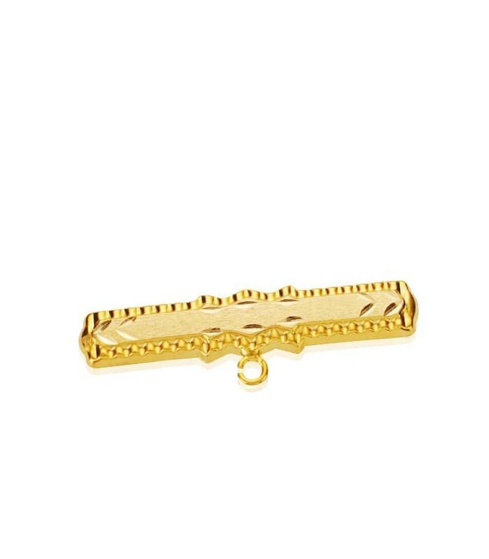 Alfiler oro  9 ktes barroco
