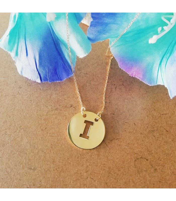 Médaille Pendentif En Or 18 Carats – Lettre D, 0,65 Grammes, Neuf Avec Étiquettes