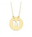 M-Kette mit Buchstaben 750 Gold