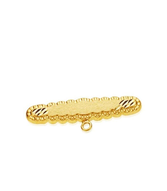 Alfiler  oro  9 ktes nube barroco
