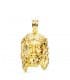 Pendentif Portrait du Christ Or Jaune 18K 23mm
