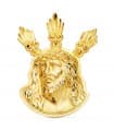 Colgante Rostro de Cristo Potencias Oro 18K 38mm