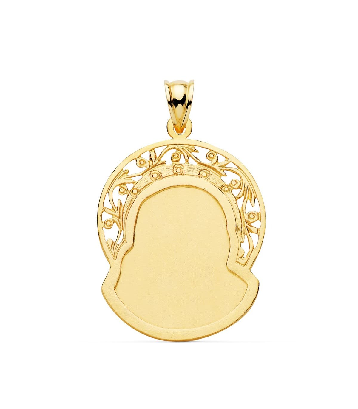 Colgante Cabeza Cristo Potencias Oro 18K 38mm