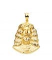 Pendentif Buste Christ Or Jaune 18 K 30 mm