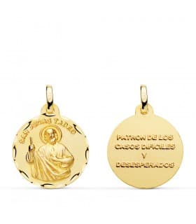 Medalla San Judas Tadeo joyas religiosas católicas santo oración
