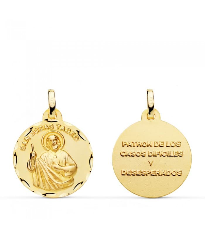 Medalla San Judas Tadeo joyas religiosas católicas santo oración