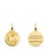 Medalla San Judas Tadeo Oro 18K 14mm joya religiosa santo oracion