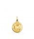 Medalla San Judas Tadeo Oro 18K 14mm joya religiosa santo oracion