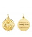 St Judas-Thaddäus Medaille 750 Gold Anhänger P8080-118