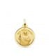 Medalla San Judas Tadeo Oro 18K 20mm joya religiosa santo devoción