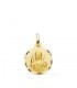 Scapolare Sacro Cuore di Gesù e Madonna del Carmine - Oro giallo 750 16mm
