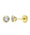 Puces d'oreilles Bébé Paola 4mm