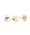 Perlenohrringe 750er Gelbgold 15577