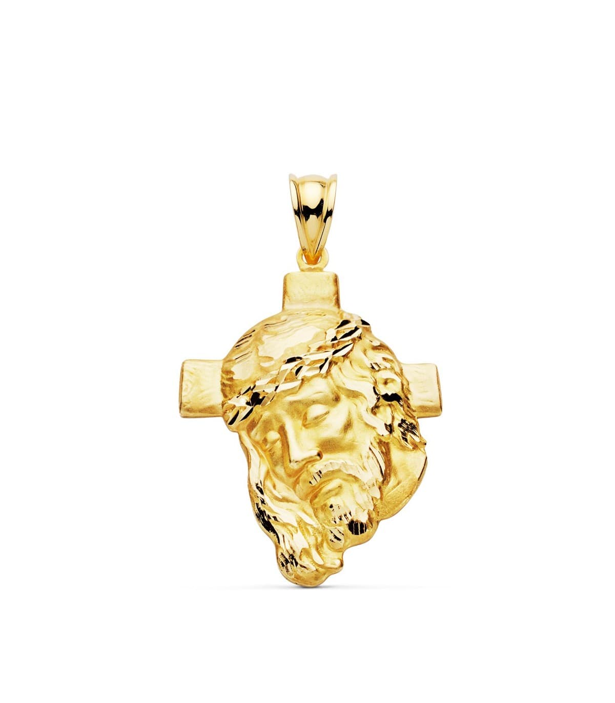 Jesus Anhänger Gelbgold 18 Karat P7147-335