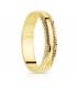 Alianza Verona 4mm Oro Amarillo 18K.