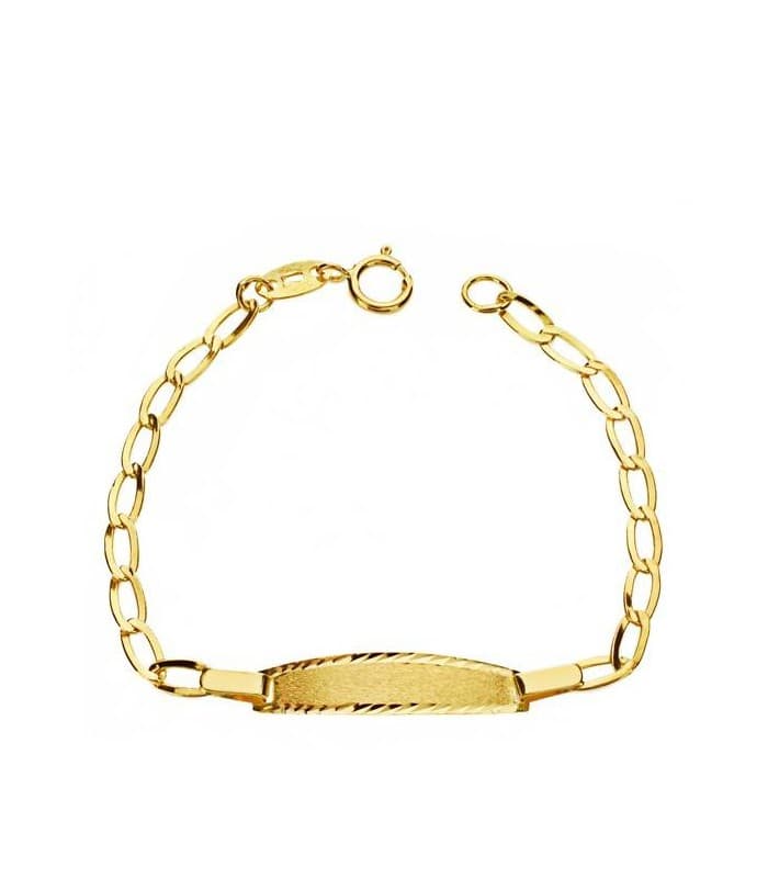 Gourmette Bébé or 18carats Maille Cheval