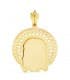 Colgante Cabeza Cristo Cerco Oro 18K 31mm medalla estampacion joya religiosa personalizada