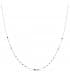 Chaîne en Or Blanc 750 1.2mm 45cm, chaînette femme idéale pour collier