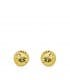 Pendientes bola tallada rosca niña 5mm oro amarillo 18k