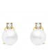 Orecchini donna Danae oro giallo 18kt - Orecchini di Perla coltivata 11 mm e zircone