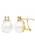 Boucles d'oreilles Femme Danae Or Jaune 18K Toi et Moi