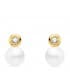 Orecchini donna Dawa oro giallo 18kt - Orecchini di Perla coltivata 7 mm e zircone