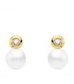 Orecchini donna Dawa oro giallo 18kt perla