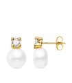 Boucles d'oreilles Femme Ileana Or Jaune 18K Toi et Moi