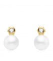 Pendientes Niña Imelda Oro Amarillo 18K Tu y yo