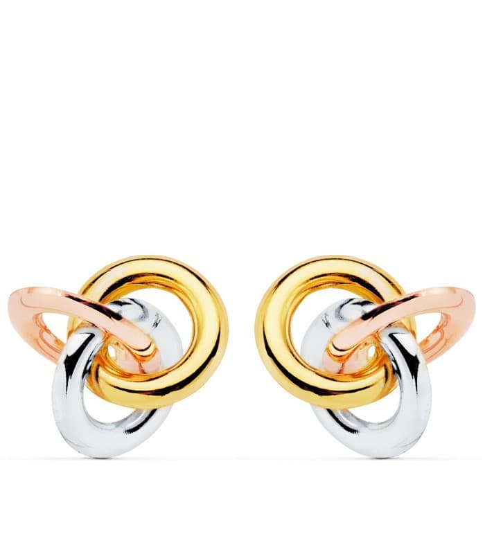 Pendientes Perlas Cultivadas Sophia Oro Amarillo 18 K 9,5 MM