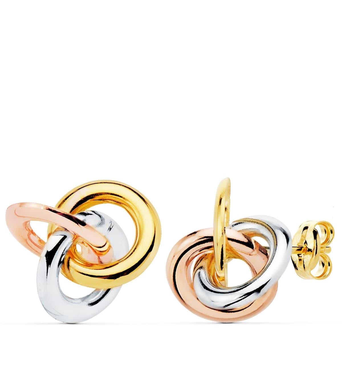 Pendientes Perlas Cultivadas Sophia Oro Amarillo 18 K 9,5 MM