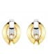 Pendientes Bandas Chicago Oro Bicolor 18K elegantes joyeria online señora