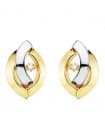 Orecchini a fascia Brooklyn Due ori 18kt