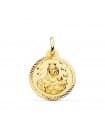 Medalla Virgen Carmen Oro 18K 20mm Hélice