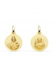 Skapulier-Medaille Madonna Karmel/ Herz Jesu 18K P5003-014