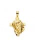 Pendentif Portrait du Christ en Croix Or 18K 30mm
