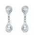 Boucles d'oreilles Mariage Grace Or Blanc 18K 30mm