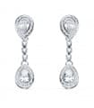 Pendientes Novia Grace Oro Blanco 18K 30mm