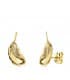 Orecchini in oro rampicanti - Orecchini a lobo 18kt Piume, per donna e ragazza.