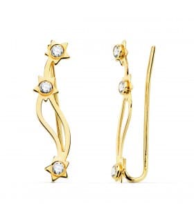 Grimpeurs d'oreilles Constellation Or 18K