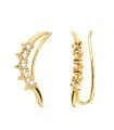 Pendientes Trepadores Peak Oro 18K
