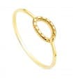 Anillo Mujer Ío Tallado Oro Amarillo 18K