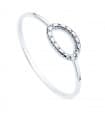 Bague Femme Ío Facetté Or Blanc 18K